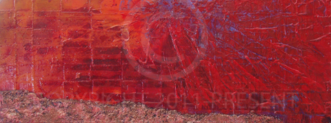 painting title: crimson solstice